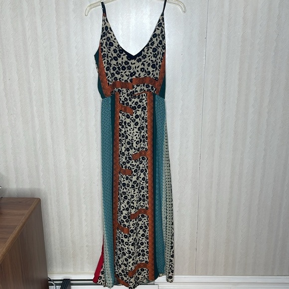 🆕 MIMI CHICA graphic maxi boho Dress Size M - Picture 3 of 5